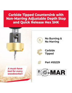 Broca Contraavellanadora Amana Tool 82 Grados 9.53 mm HSS 2