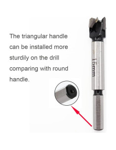 Broca Forstner 15mm STORMCUBE Carburo de Tungsteno para Madera 2