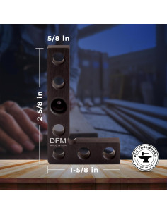 Cuadrado y Buscador de Centro DFM - Herramienta de Carpintería Precisa 2