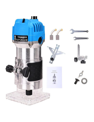 Router de Madera Elevon 800W Eléctrico con 11 Piezas