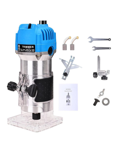 Router de Madera Elevon 800W Eléctrico con 11 Piezas