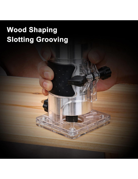 Router de Madera Elevon 800W Eléctrico con 11 Piezas