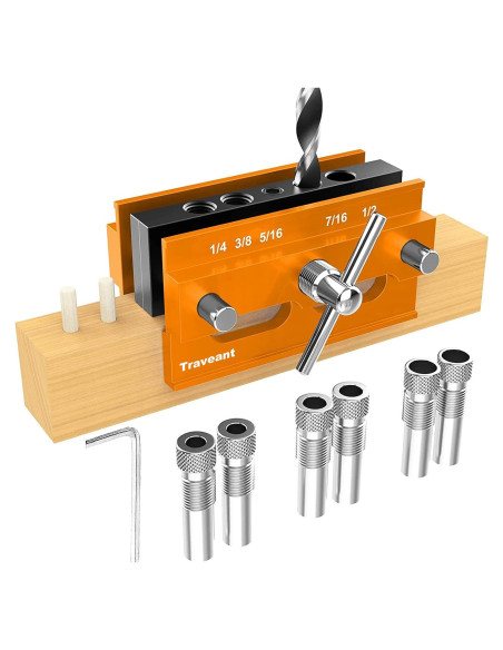 Plantilla de Dowel Autocentrante TRAVEANT 1.11 kg Naranja