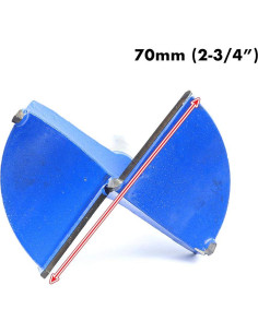 Broca Forstner 70mm Genubi para Madera - Acero HSS 2