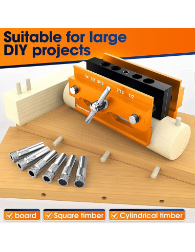 Plantilla de Dowel Autocentrante TRAVEANT 1.11 kg Naranja