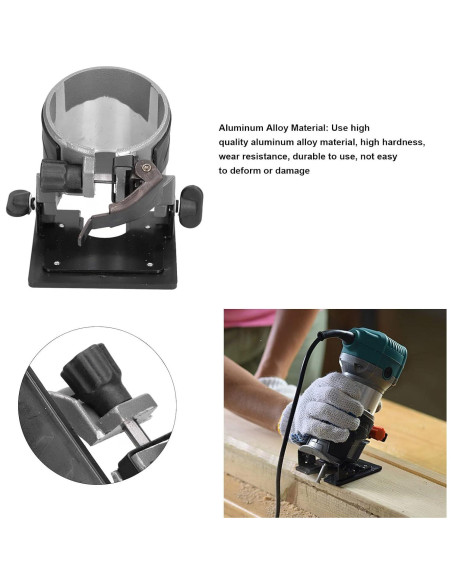 Base de Recortadora de Carpintería Cosiki Aluminio Ajustable