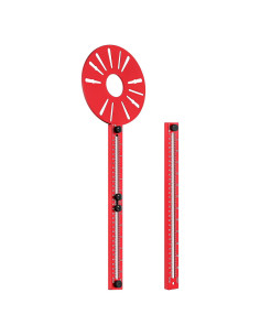 Plantilla de Corte Circular Ajustable Aluminio 4 en 1 MorningRo