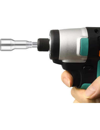 Juego de 12 Brocas Hexagonales Magnéticas YiiSeeJo 6 Tamaños