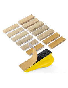 Kit de Lijado Manual S SATC con 70 Hojas de Lija 80-400