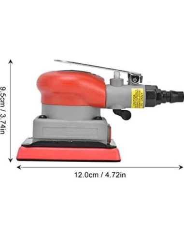Lijadora Neumática FTVOGUE 75x100mm 10000 RPM para Madera y Metal