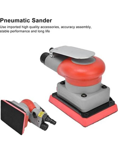Lijadora Neumática FTVOGUE 75x100mm 10000 RPM para Madera y Metal