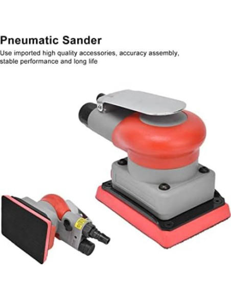 Lijadora Neumática FTVOGUE 75x100mm 10000 RPM para Madera y Metal