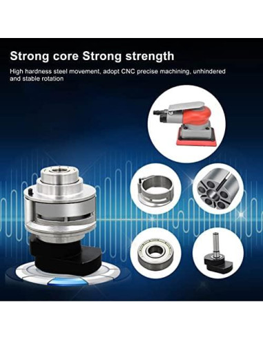 Lijadora Neumática FTVOGUE 75x100mm 10000 RPM para Madera y Metal