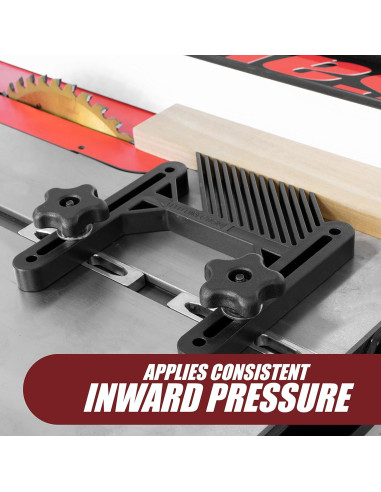 Featherboard Fulton Deluxe con barra de inglete y tornillos T