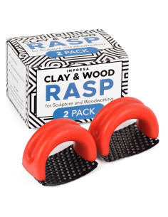 Herramienta de Raspado Surform IMPRESA 2-Pack para Arcilla y Madera