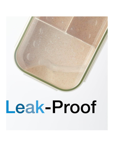 Caja Bento SEVENY Fibra de Trigo Natural Blanca 1.15L