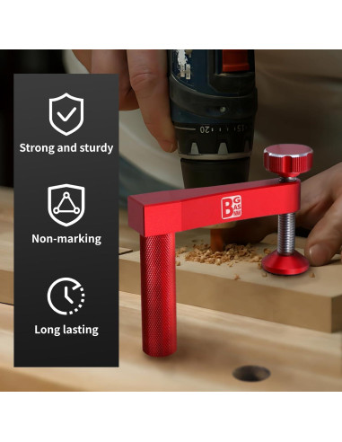 Abrazadera de perro de banco BGASNW 19 mm sin marcas