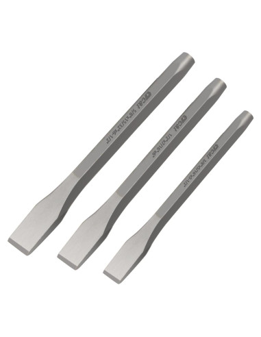 C&T Set de Cinceles Fríos 3 Piezas 9.5, 12.7, 15.9 mm