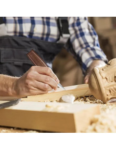 Kit de Tallado en Madera WGLILO 16 Piezas con Estuche de Cuero 2