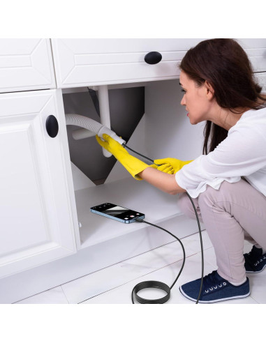 Cámara Endoscópica IP67 7.9mm Bjabtan 5m Cable Semirrígido