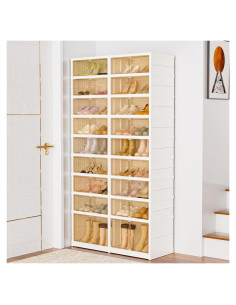Organizador de Zapatos YIFOR 9 Niveles Plegable 36 Pares