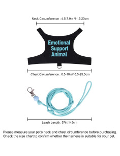 Conjunto Arnés y Correa Ajustable Fnaobai para Dragón Barbudo 2