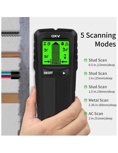 Buscador de Estudio OXV 5 en 1 con Pantalla LCD y Alarma