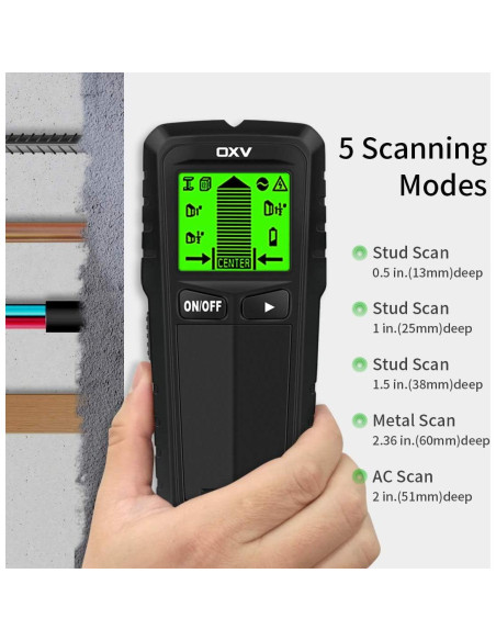 Buscador de Estudio OXV 5 en 1 con Pantalla LCD y Alarma