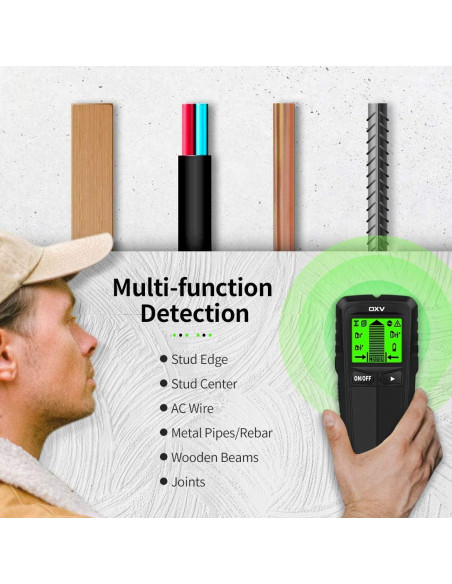 Buscador de Estudio OXV 5 en 1 con Pantalla LCD y Alarma