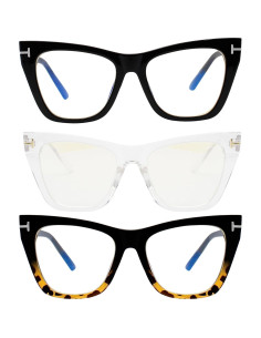 Gafas Yogo Vision Bloqueo Luz Azul UV400 Paquete de 3 2