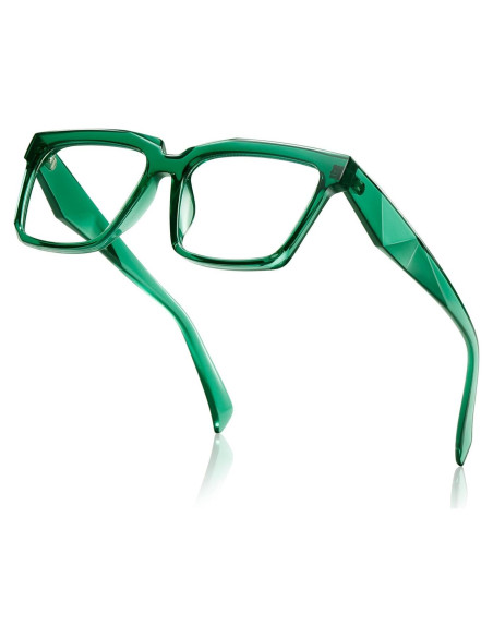 Gafas de luz azul TIANYESY unisex verdes - Protección UV