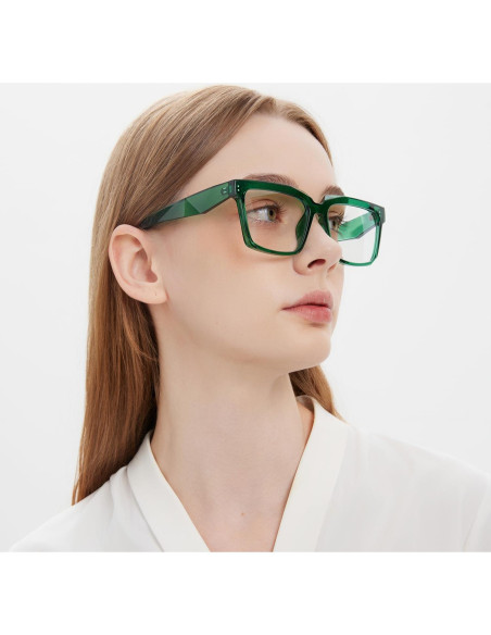 Gafas de luz azul TIANYESY unisex verdes - Protección UV
