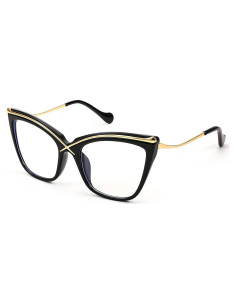 Gafas Cuadradas Sobredimensionadas FEISEDY Anti Luz Azul