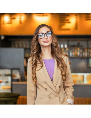 Paquete de 4 Gafas de Lectura Antiluz Azul CVVTSPE 3.5x