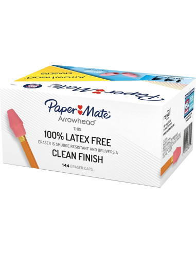 Borradores de Tapa Rosa Paper Mate Arrowhead - 144 Unidades