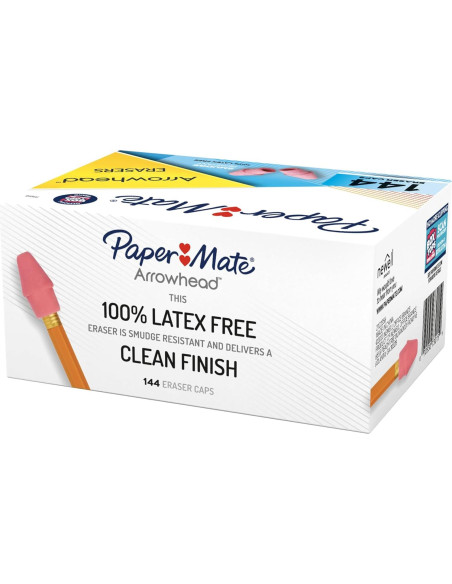 Borradores de Tapa Rosa Paper Mate Arrowhead - 144 Unidades