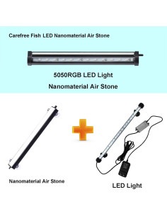 Acuario de Peces Carefree 10.16 cm Tira de Aire RGB IP68 2