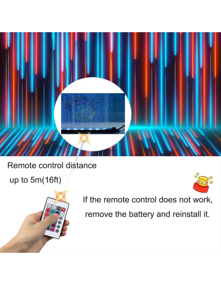 Acuario de Peces Carefree 10.16 cm Tira de Aire RGB IP68