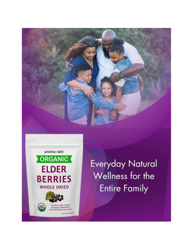 Baya de Saúco Orgánica Secas Pristine Nutri 0.45 kg