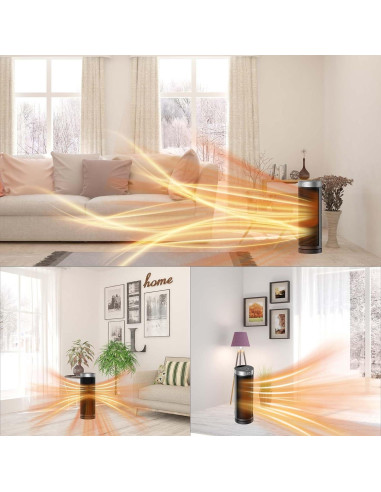 Calentador de Espacio JIBUFI PTC-SL1702 1500W Cerámico