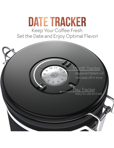 Contenedor de Café CafetastiQ 622g Acero Inoxidable Hermético