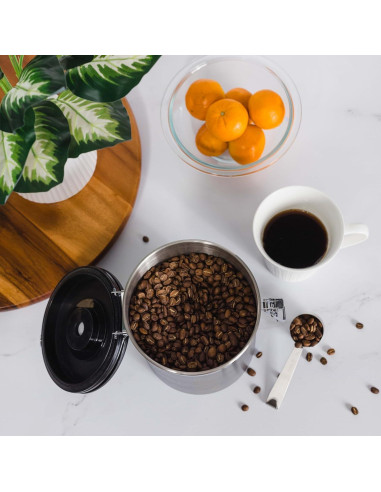 Contenedor de Café CafetastiQ 622g Acero Inoxidable Hermético