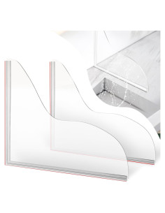 Kit de 2 Protectores de Salpicaduras de PVC BFDEWO 23.5x28.6cm