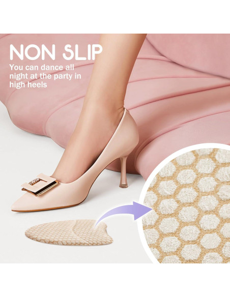 Almohadillas Metatarsales ZAIWOO Beige - 2 Pares Antideslizantes