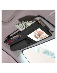 Organizador de Visera de Coche CharlesKeith - Negro con Marco de Fotos