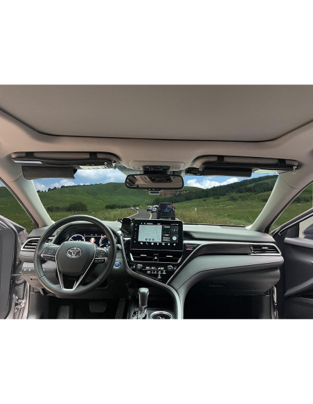 Organizador de Visera de Coche CharlesKeith - Negro con Marco de Fotos