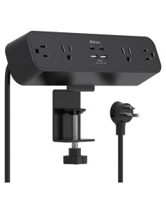 Toma de Corriente con Abrazadera MIFASOPOWER 5FT 4AC 4USB