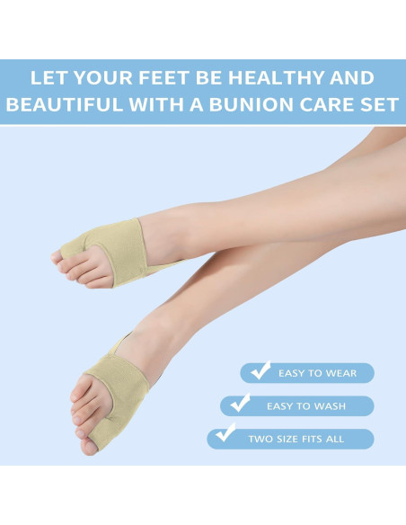 Corrector de Juanetes ZORVOKE 2 Piezas Alivio Dolor