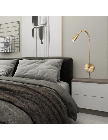 Lámpara de Lectura LED Evethbey - Cuello de Ganso Flexible USB