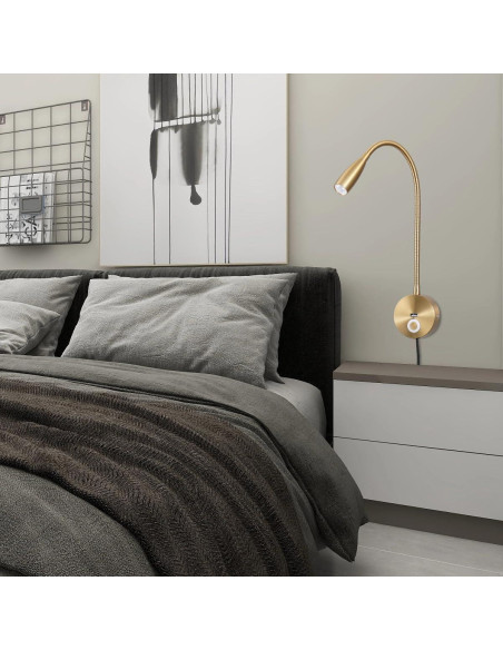 Lámpara de Lectura LED Evethbey - Cuello de Ganso Flexible USB